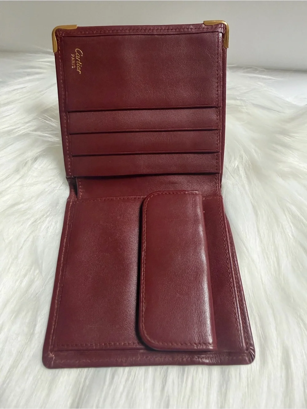 Vintage Must de Cartier bifold wallet